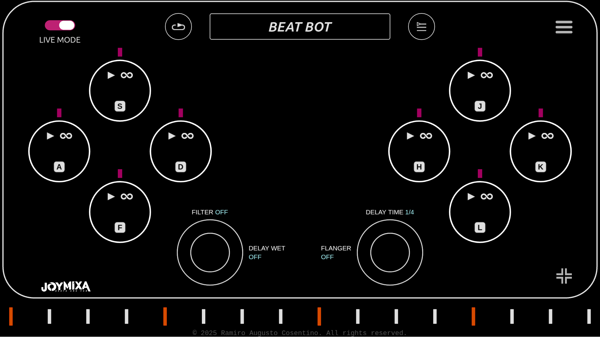 Kit creation interface with drag & drop